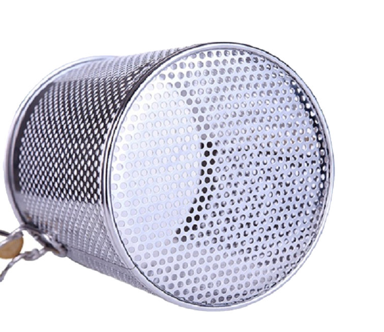 FixtureDisplays 5" X 5 1/4" Stainless Steel Pasta Strainer/Blanching